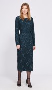 EOLA STYLE Платье 2570 Темный-изумруд фото 2