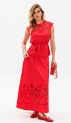 EOLA STYLE Блузка 2818 Красный фото 6