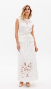 EOLA STYLE Юбка 2819 Молочный фото 5