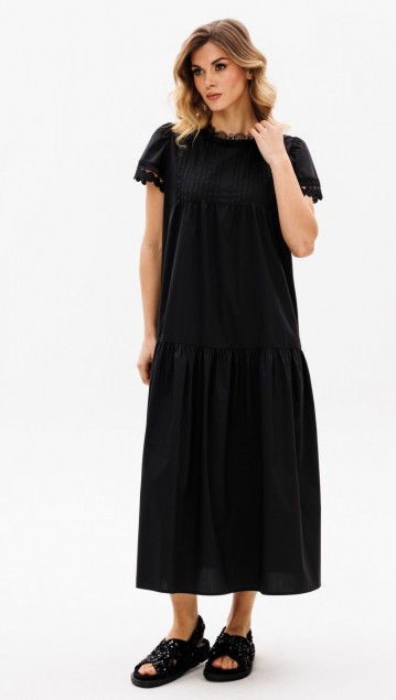 EOLA STYLE Платье 2836  Черный 