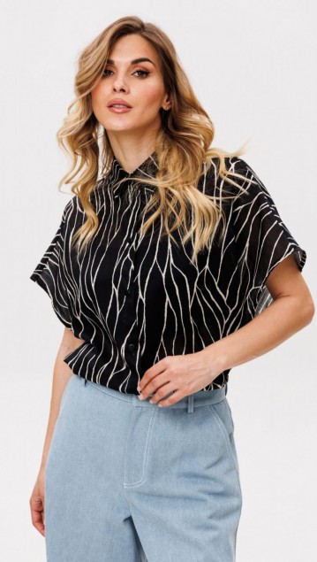 EOLA STYLE Блузка 2874 Черный 