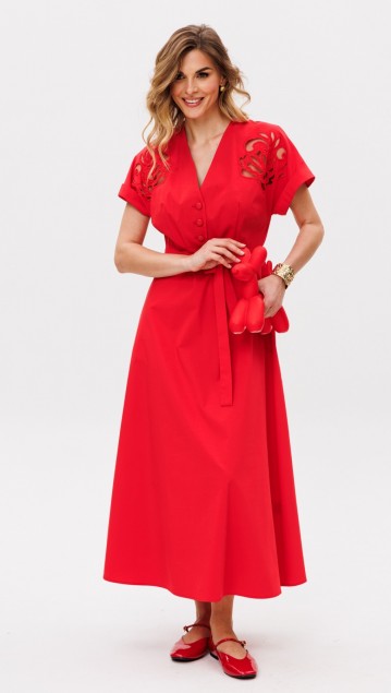 EOLA STYLE Платье 2882 Красный 