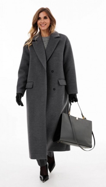 EOLA STYLE Пальто 2894 Серый  EOLA STYLE Пальто 2894 Серый