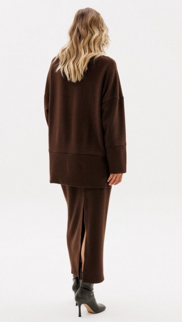 EOLA STYLE Юбка 2972 Темный шоколад фото 5