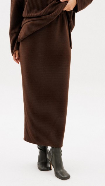 EOLA STYLE Юбка 2972 Темный шоколад фото 4