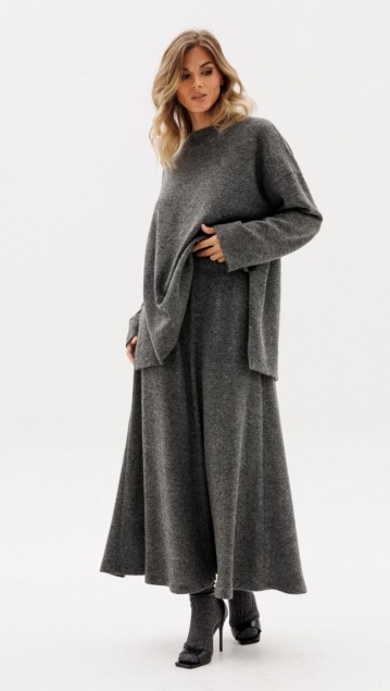 EOLA STYLE Юбка 2974 Темный графит фото 4