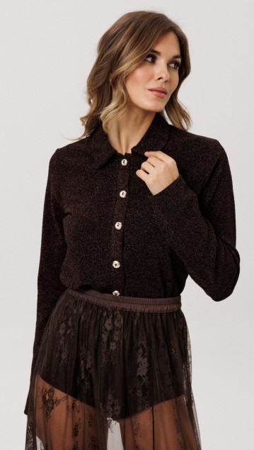 EOLA STYLE Джемпер 2995 Темный шоколад 