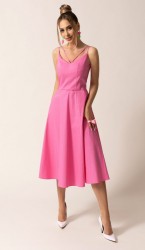  Платье 44012  Розовый