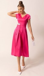  Платье 4666-1  Темно-розовый