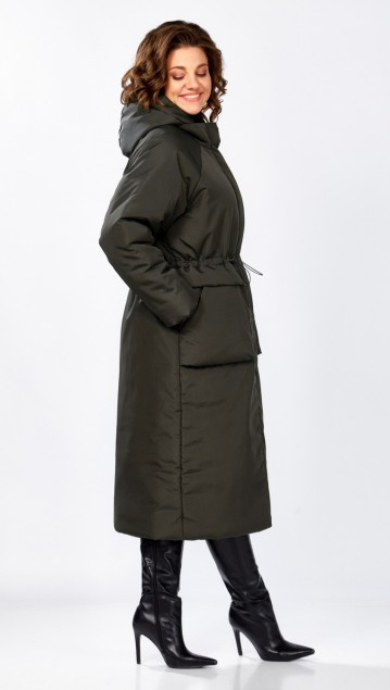 Lady Secret Пальто 8295  Хаки фото 5