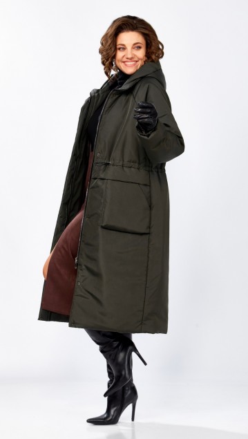 Lady Secret Пальто 8295  Хаки фото 4