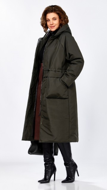 Lady Secret Пальто 8295  Хаки фото 2