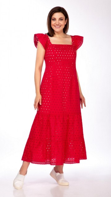 LaKona Платье 1451 Красный фото 4