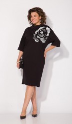  Платье 1464  Черный