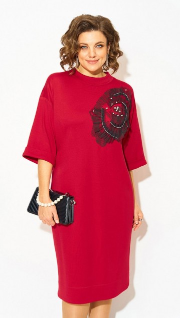 Лилиана Платье 1464 Алый фото 4