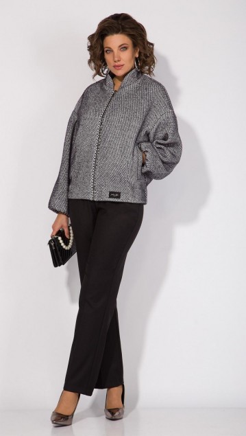 Лилиана Костюм 1481 БрПн  Черный фото 5