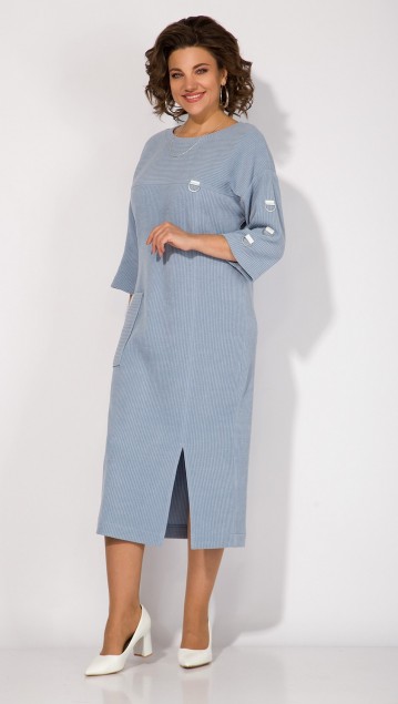 Лилиана Платье 1485 Голубой фото 4