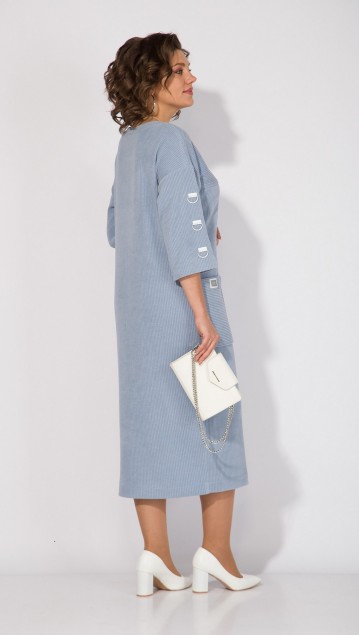 Лилиана Платье 1485 Голубой фото 6