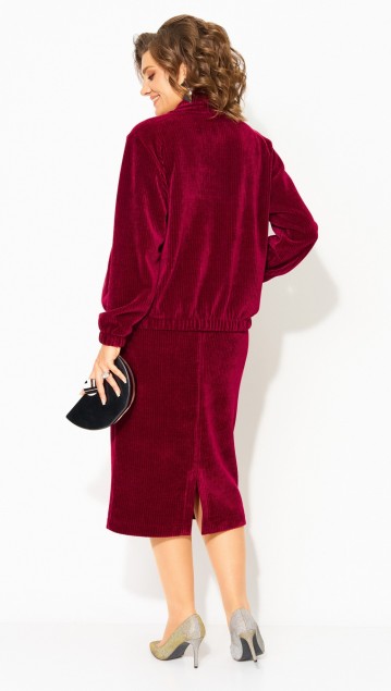 Лилиана Костюм 1487 Винный фото 4