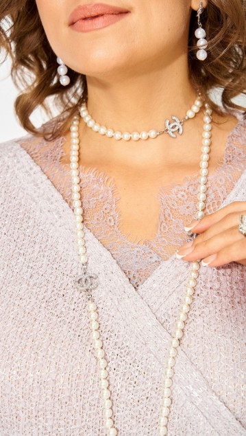 Лилиана Джемпер 1494 Жемчужный фото 3