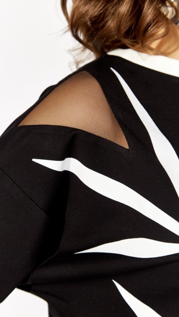 Лилиана Блузка 1495  Черный фото 2