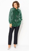 Лилиана Блузка 1496 Изумруд фото 3