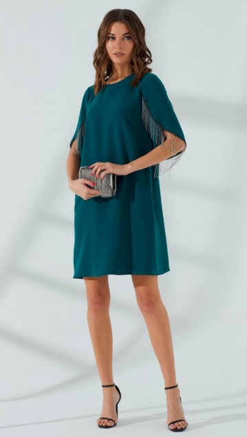 Люше Платье 3300 Тёмный зеленовато-синий фото 6