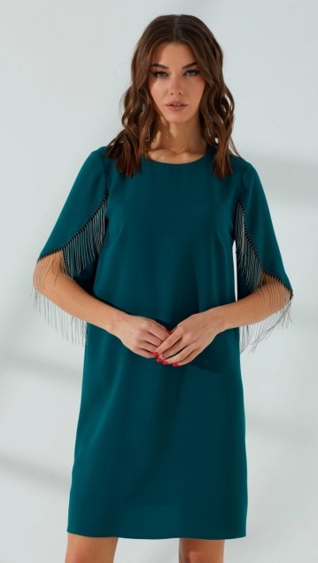 Люше Платье 3300 Тёмный зеленовато-синий фото 4