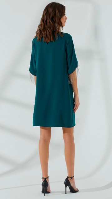 Люше Платье 3300 Тёмный зеленовато-синий фото 2