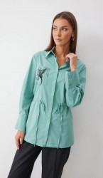  Блузка 4181  Зеленый