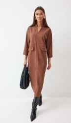  Платье 4196 Коричневый