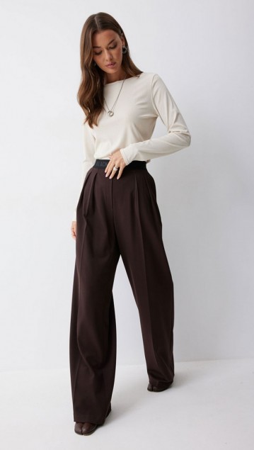 Люше Брюки 4200 Коричневый фото 4