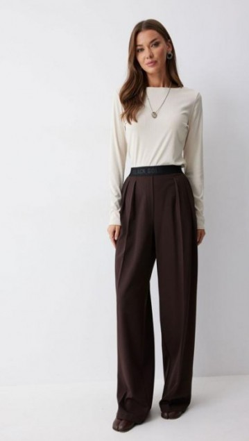Люше Брюки 4200 Коричневый фото 7