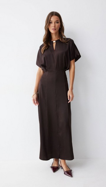 Люше Платье 4210 Коричневый фото 4