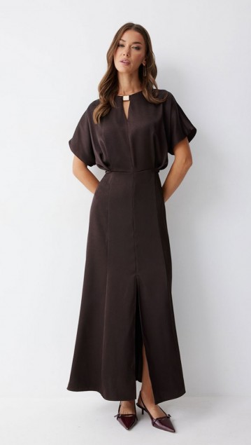 Люше Платье 4210 Коричневый фото 5