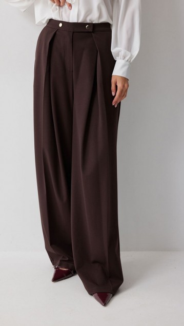 Люше Брюки 4214 Коричневый фото 2