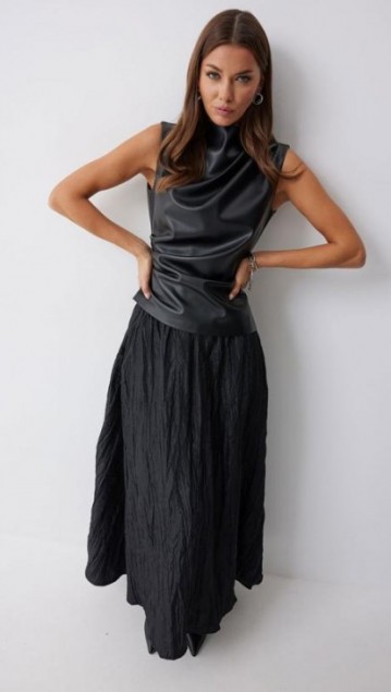 Люше Юбка 4215 Черный фото 7