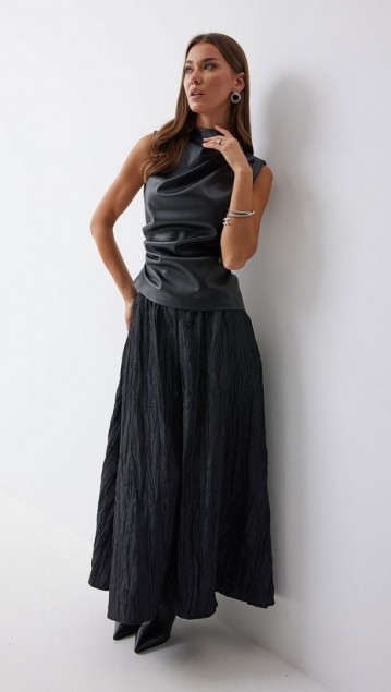 Люше Юбка 4215 Черный фото 5