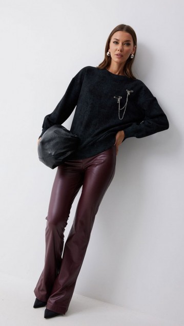 Люше Джемпер 4216  Черный фото 3