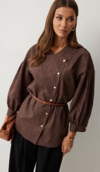 Блузка 4217 Коричневый