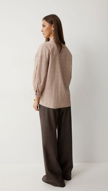 Люше Блузка 4217 Бежевый фото 3