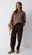 Люше Брюки 4218 Коричневый фото 4