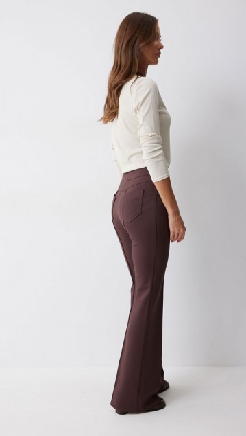 Люше Брюки 4222 Коричневый фото 5