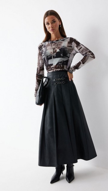 Люше Юбка 4223 Черный фото 7