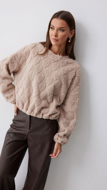 Люше Джемпер 4226 Пудра фото 4