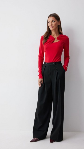 Люше Джемпер 4232 Красный фото 4