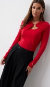 Люше Джемпер 4232 Красный фото 5