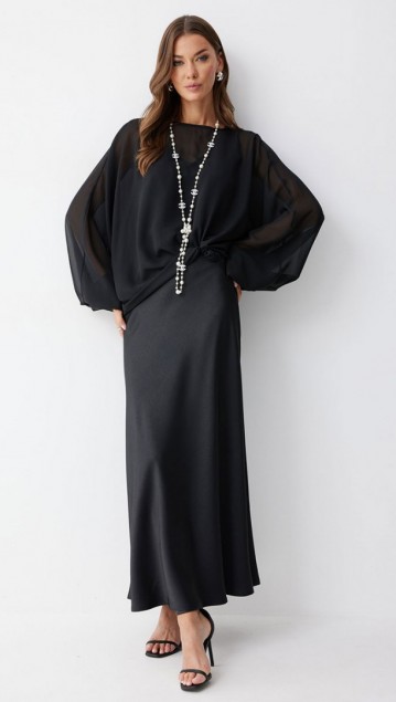 Люше Юбка 4238 Черный 