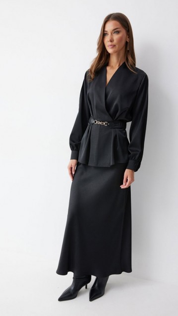 Люше Юбка 4238 Черный фото 6