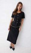 Люше Костюм 4241  Черный фото 4